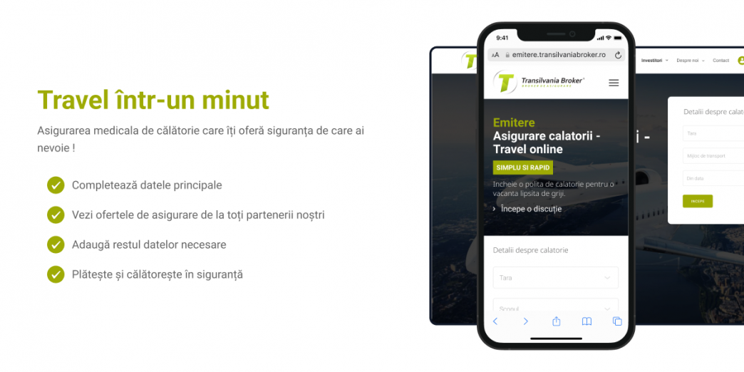 asigurare de calatorie - Travel intr-un minut