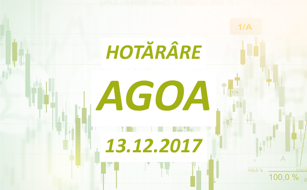 HOTĂRÂREA AGOA NR.3 din 13 Decembrie 2017