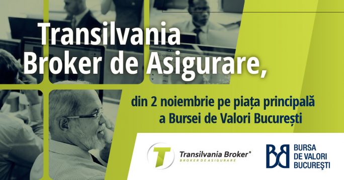 Actiunile Transilvania Broker intra la tranzactionare la Bursa de Valori Bucuresti